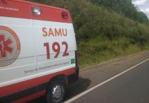 Grave acidente na Rodovia PR 280, próximo ao trevo de Clevelândia.