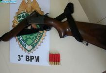 Um homem é preso em Mariópolis portando uma arma de fogo.