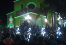 5º CRPM-3º BPM-Polícia Militar garante segurança na abertura de Natal de Pato Branco.