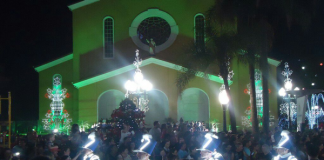 5º CRPM-3º BPM-Polícia Militar garante segurança na abertura de Natal de Pato Branco.