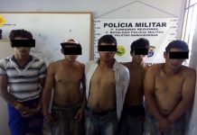 Homens são presos em Mangueirinha portando vários objetos furtados.