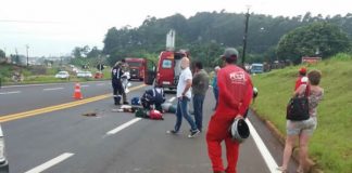 Grave acidente na BR 158, resultou na morte de uma mulher.