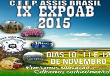 10º EXPOAB, Acontecera em Clevelândia, de 8 a 10 de novembro.