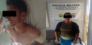 Mulher é presa em após desferir golpes de faca em seu ex-marido.
