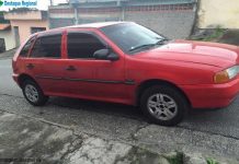 Veículo Furtado em Palmas, em seguida recuperado pela Polícia Militar.