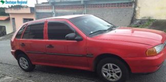 Veículo Furtado em Palmas, em seguida recuperado pela Polícia Militar.
