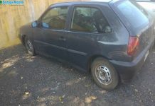 Um veículo furtado em Xanxerê-SC, é recuperado pela Polícia Militar de Clevelândia-PR.