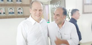 Assessor do deputado federal Toninho Wandscheer do PROS da região sudoeste participou da reunião Amsop junto com o ministro Ricardo Barros