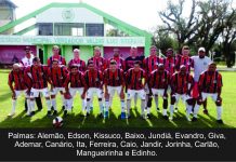 Jogando em Abelardo Luz, Veteranos de Palmas aplicam goleada no time da casa