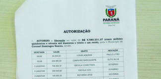 QUASE 6 MILHÕES EM INVESTIMENTOS PARA CORONEL DOMINGOS SOARES