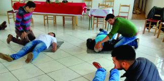 DEPARTAMENTO DE SAÚDE REALIZA CURSO DE PRIMEIROS SOCORROS