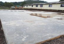 OBRAS DA QUADRA DO DE PAULI EM ANDAMENTO