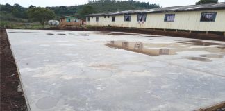 OBRAS DA QUADRA DO DE PAULI EM ANDAMENTO