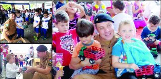 3º BPM-POLICIAL MILITAR REALIZA ENTREGA DE BRINQUEDOS A CRIANÇAS EM PATO BRANCO