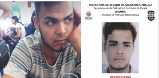 Família procura jovem palmense desaparecido