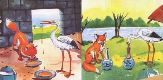 Fábula: A Raposa e a Cegonha