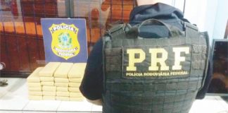 Maconha apreendida pela PRF em Pato Branco