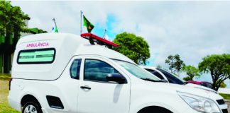 Saúde domingossoarense recebe ambulância nova