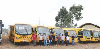 Transporte Escolar passa por vistoria em Coronel Domingos Soares/PR
