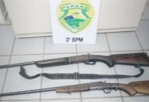 Cidadão caçando em local proibido é detido