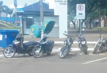 Falta de estacionamento de moto em Palmas?