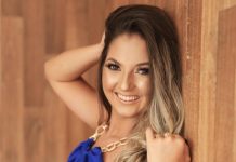 Luana Fortunato Alves mostrando sua beleza e sua sensualidade no Informativo PalmasBar