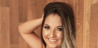 Luana Fortunato Alves mostrando sua beleza e sua sensualidade no Informativo PalmasBar