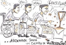 Charge Alexandre Souza um Exemplo de Superação!