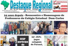 CAPA JORNAL DESTAQUE REGIONAL 24/05