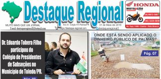 Capa Jornal Destaque Regional 31/05