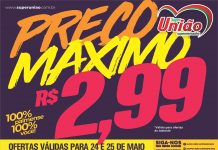PREÇO MÁXIMO R$ 2,99 É NO SUPERMERCADO UNIÃO!!!! VENHA CONFERIR!!