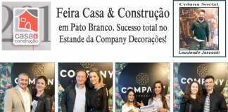 Feira Casa & Construção em Pato Branco. Sucesso total no Estande da Company Decorações!
