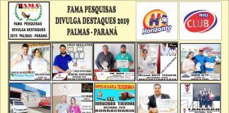FAMA PESQUISAS  DIVULGA DESTAQUES 2019  PALMAS – PARANÁ