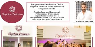 Inaugurou em Pato Branco, Clínica Angélica Federizzi, com o método de emagrecimento 5s