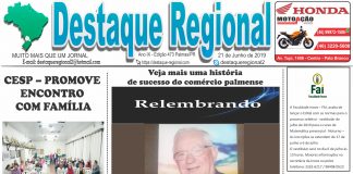CAPA JORNAL DESTAQUE REGIONAL 21/06
