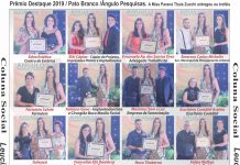 Prêmio Destaque 2019 / Pato Branco /Ângulo Pesquisas. A Miss Paraná Thais Zucchi entregou os troféis