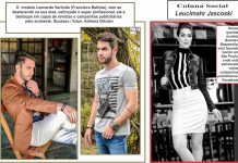 O modelo Leonardo Verlindo (Francisco Beltrão), vem se destacando na sua área, esforçado e super profissional, ele é destaque em capas de revistas e campanhas publicitárias pelo sudoeste. Sucesso / fotos: Adriana Ortolan