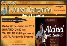 CONVITE JANTAR DANÇANTE