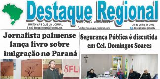 Capa Jornal Destaque Regional 26/07