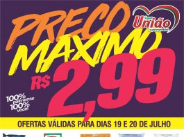 PREÇO MÁXIMO R$ 2,99 – SÓ NO SUPERMERCADO UNIÃO!!!
