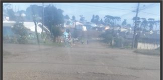 RUA DO BAIRRO LAGOÃO DE PALMAS EM SITUAÇÃO CALAMITOSA