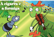 A cigarra e a formiga boa fábula de Monteiro Lobato