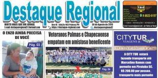 Capa Jornal Destaque Regional 30/08