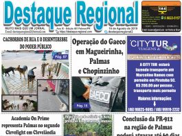 Capa Jornal Destaque Regional 16/08