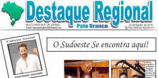 Capa Jornal Destaque Regional PATO BRANCO!! 23/08