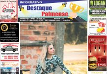 Keyse Steffen no Informativo Destaque Palmense