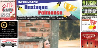 Keyse Steffen no Informativo Destaque Palmense