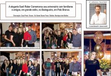 A elegante Sueli Raber Comemorou seu aniversário com familiares e amigos, em grande estilo, no Bodegueiro, em Pato Branco.