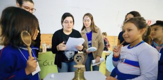 Alunos do Tempo Integral de Pato Branco participam de atividades recreativas