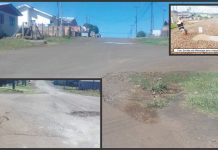 As crateras e as lagoas do bairro Cascatinha